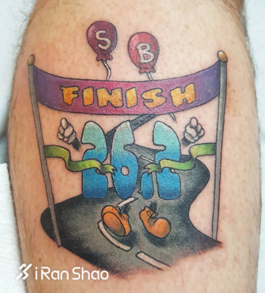 我纹身但我也是个严肃跑者