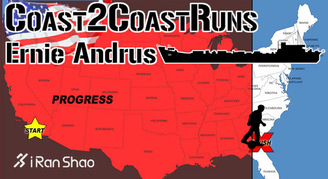 生命不息 奔跑不止 93岁的他跑步横穿美国
