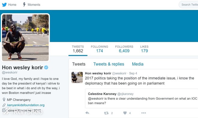 人物 | 世界上马拉松跑最快的国会议员