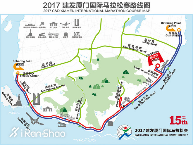 独家 | 厦马15年 一张图看懂2017厦门马拉松