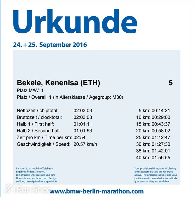 柏林马拉松 | 基普乔格当心，贝克勒来了！