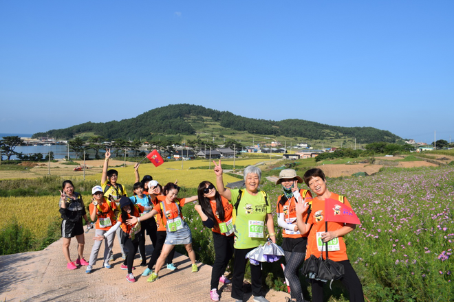 “村跑”首次走出国门，走进古韩遗岛