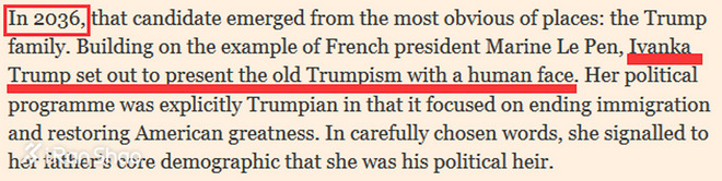 就算你不喜欢这位美国新任总统，也很难不喜欢他女儿