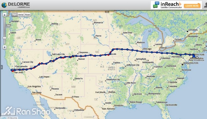 人物 | 他每天跑2.7个全马 仅用42天横穿美国
