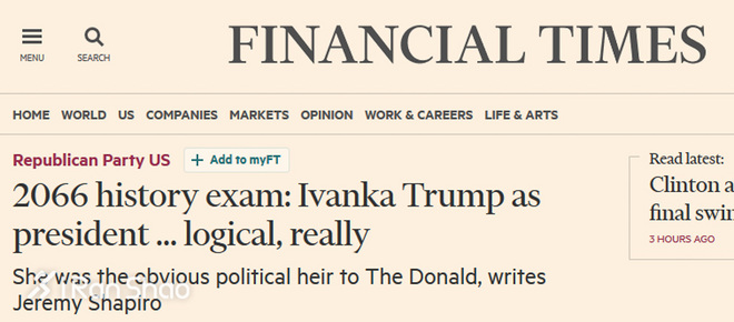 就算你不喜欢这位美国新任总统，也很难不喜欢他女儿