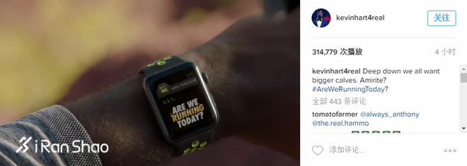 热点 | 听说美版郭德纲戴着Nike+ 水果表跑了1000公里