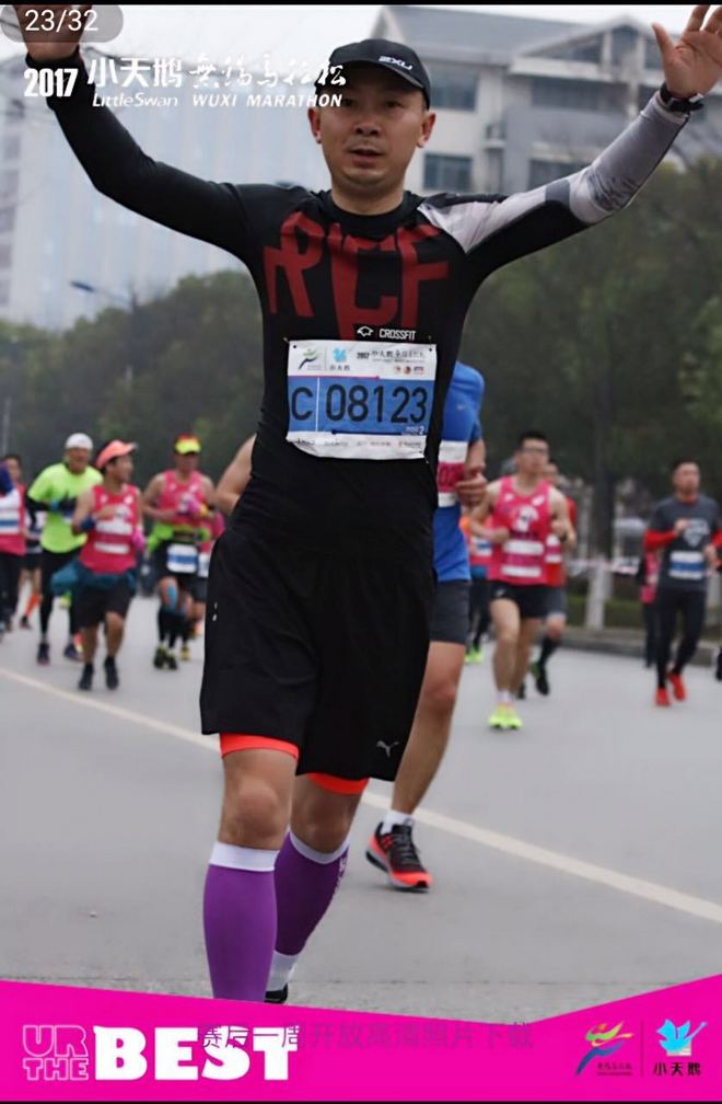 人在画中跑 ——雨战2017年无锡马拉松小记
