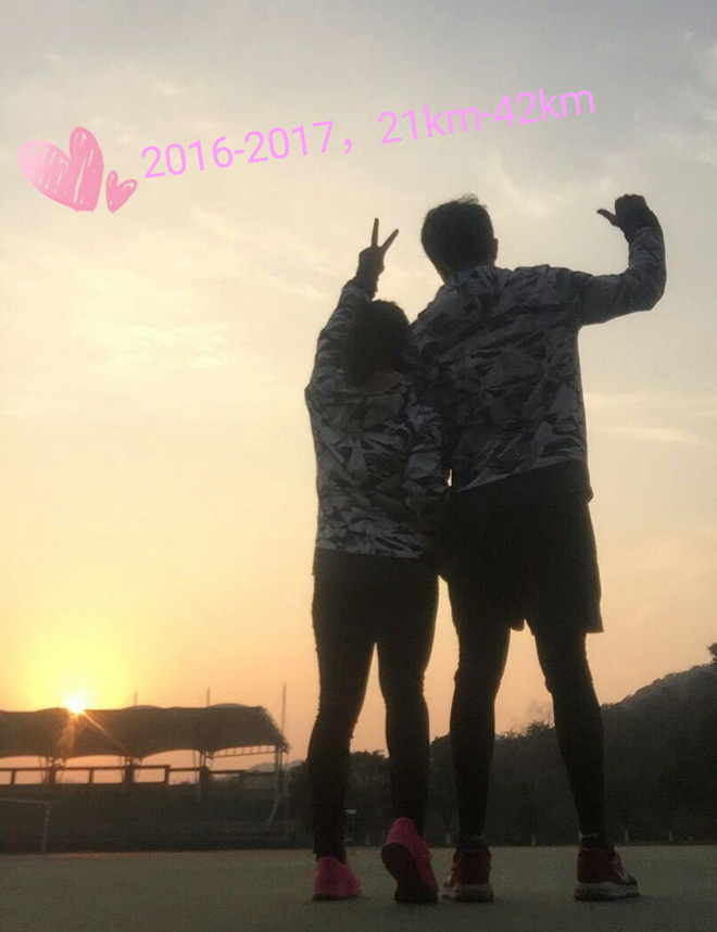 三月樱花雨，42km爱情马拉松，430我陪你