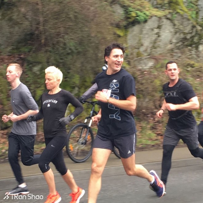 人物 | 23分钟轻松跑完5公里 加拿大总理再秀跑步实力