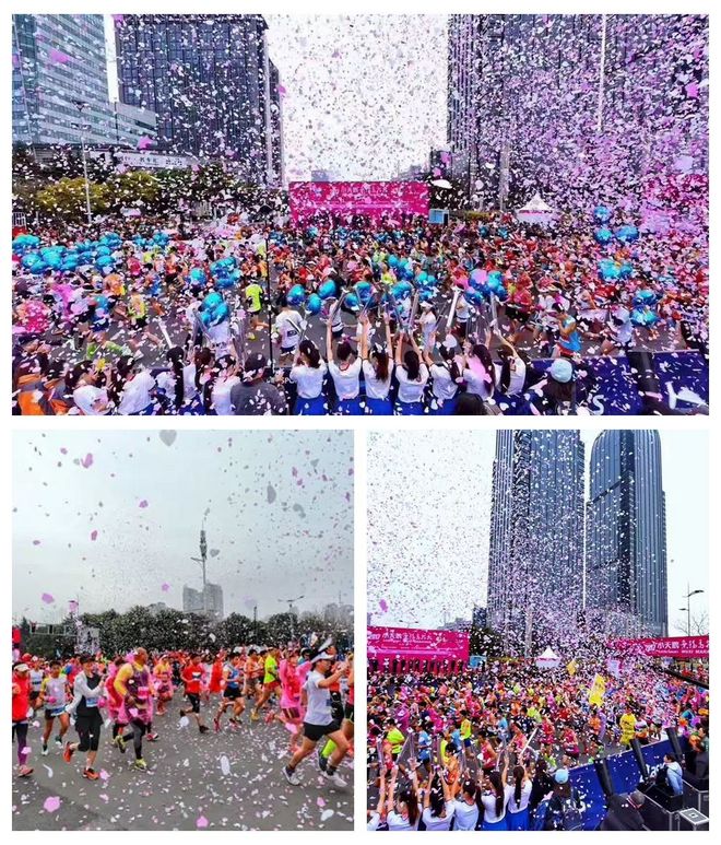 我愿奔向三月的风 浴一回樱花雨——记2017无锡马拉松