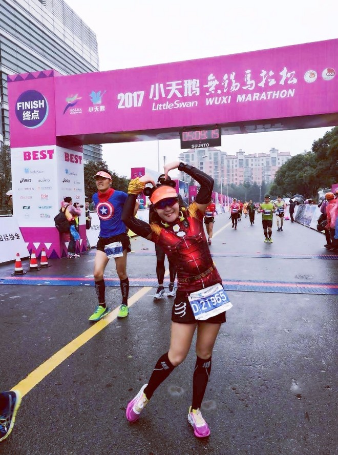 我愿奔向三月的风 浴一回樱花雨——记2017无锡马拉松