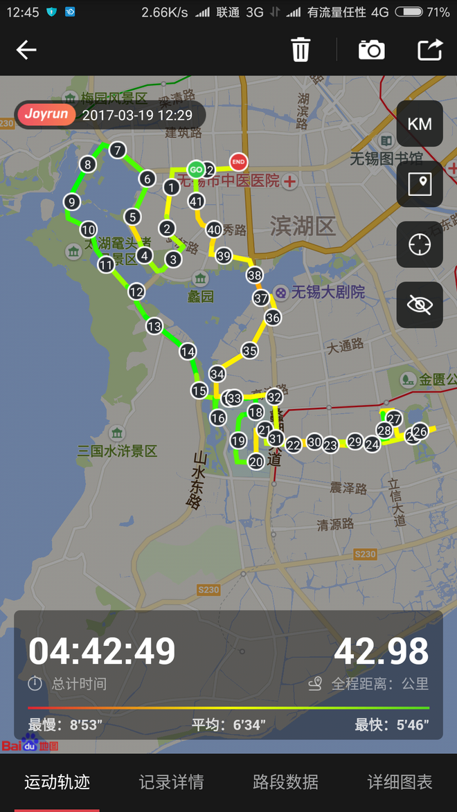 三月樱花雨，42km爱情马拉松，430我陪你