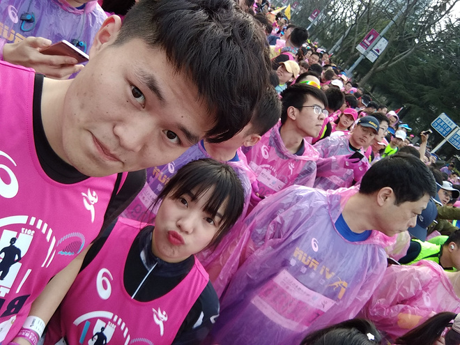 三月樱花雨，42km爱情马拉松，430我陪你