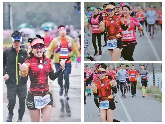 我愿奔向三月的风 浴一回樱花雨——记2017无锡马拉松