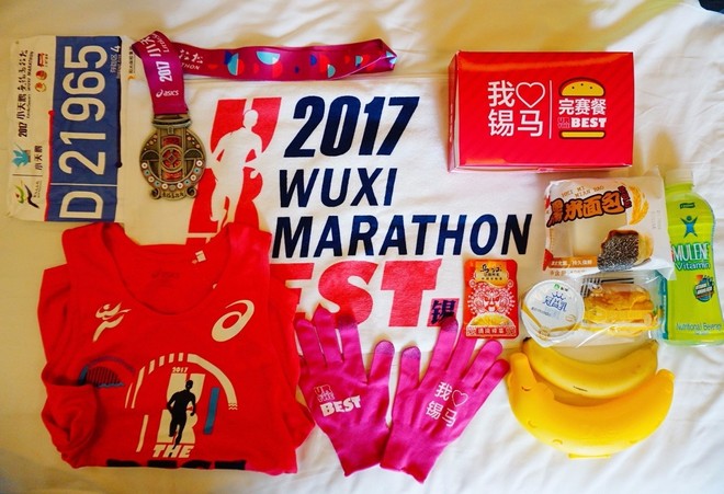 我愿奔向三月的风 浴一回樱花雨——记2017无锡马拉松