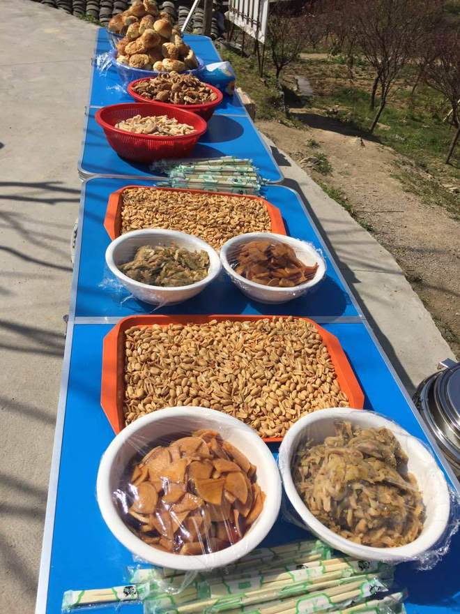 四明山，樱花海棠开，观赤霞远燃沧海