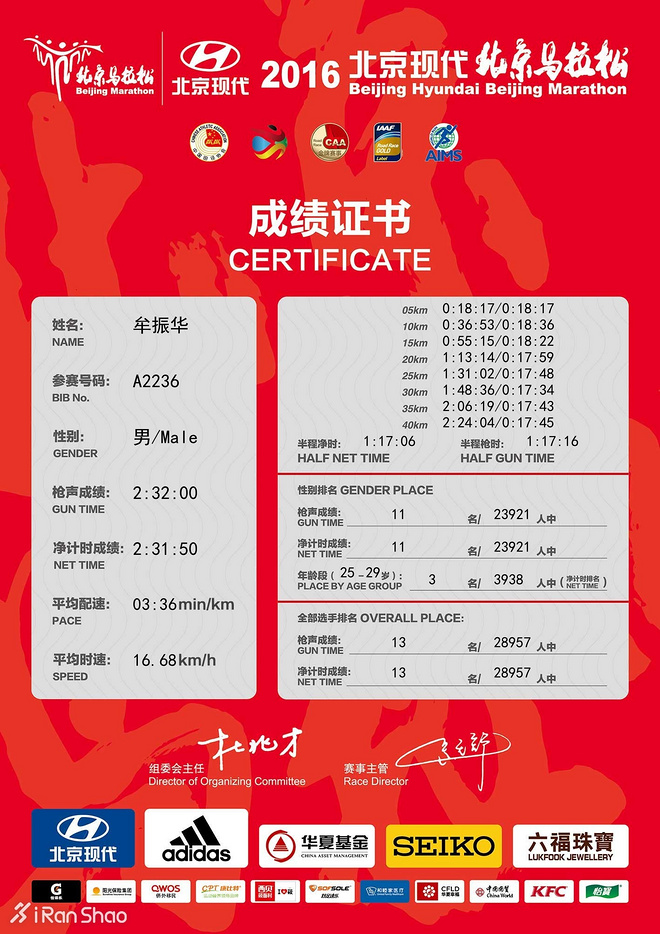 人物 | 牟振华：从外卖小哥到全运会马拉松亚军