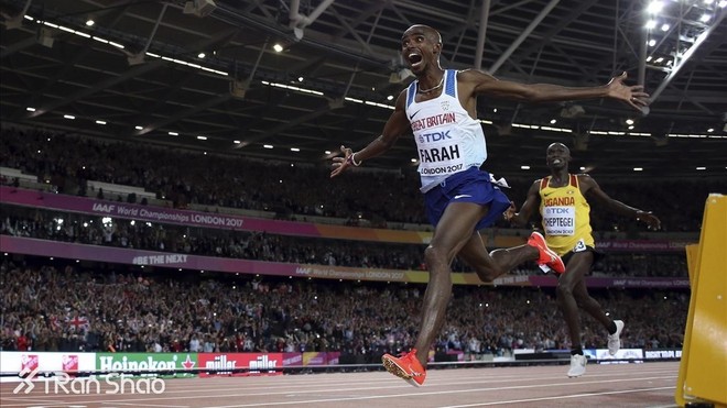 伦敦世锦赛 | 男子万米决赛：莫·法拉赢得最吃力的一场恶战