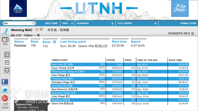 记人生第一个100公里-宁海100越野挑战赛