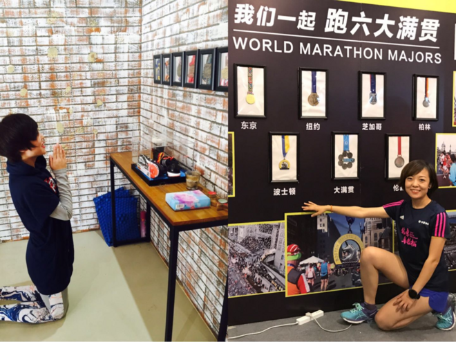 穿着婚纱跑北马，路人为我狂打Call