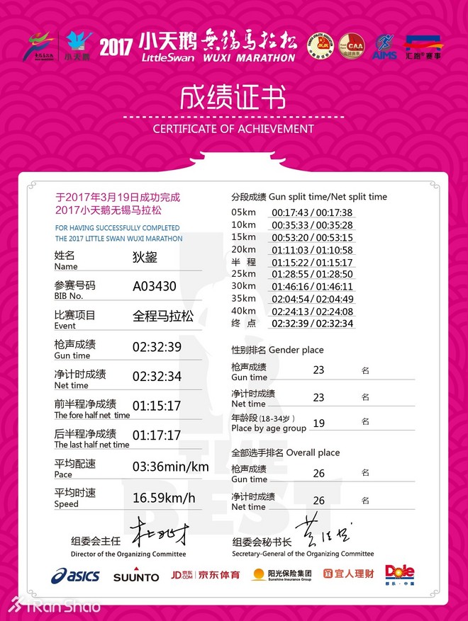 人物 | 南马国内第一狄鋆：跑龄两年多 PB 2:25的秘诀