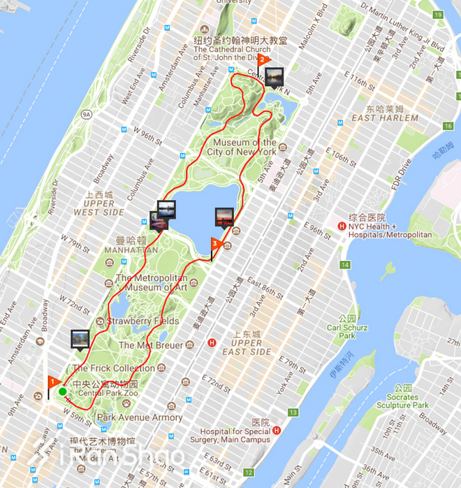 TopX | 用一次跑步爱上一座城 美国十大城市最好的那条跑步路线