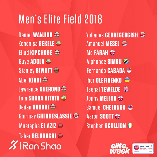伦敦马拉松 | 伦敦马拉松「38」载 高手集结名人扎堆