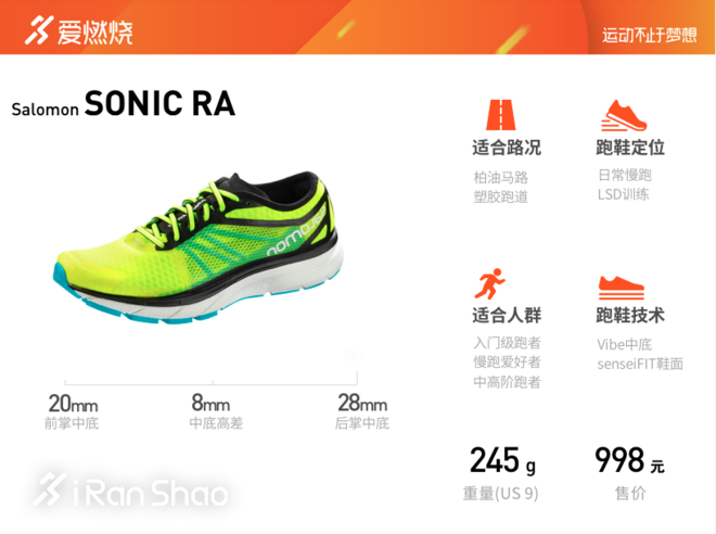 开箱 | Salomon Sonic RA/Pro/MAX Vibe科技开催三双性能跑鞋