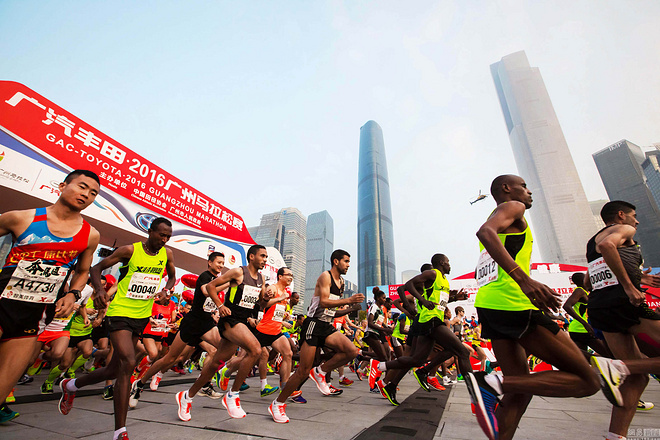 独家 | 七年未跑够 一张图看懂2018广州马拉松赛