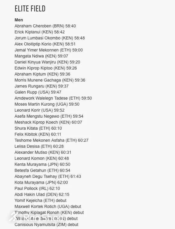 北马新增防作弊手环 / 莫法拉大北跑五连胜 / 光一只脚完成3000米障碍赛，还夺冠了