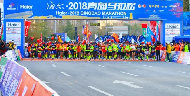 城中跑青马，海上扬奥帆！2018青岛马拉松分外美丽！