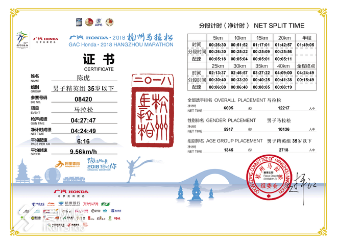 跑渣的杭马，既可欣赏风景，又可突破自我