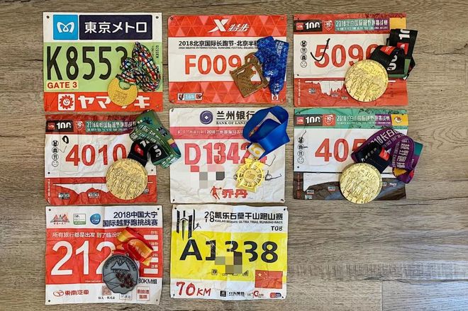 2018 年，在 7 个城市跑 8 场比赛