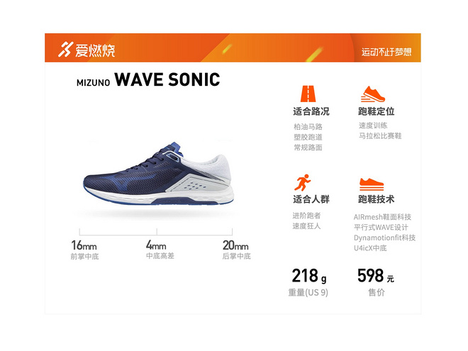 开箱 | 打破传统激发速度 Mizuno Wave Sonic