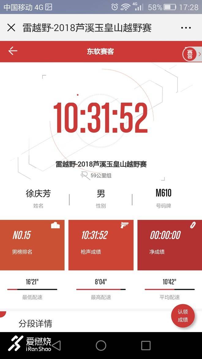 浮游天地，越野如何？造化神秀，山林有约     ——2018中国芦溪玉皇山国际越野赛参赛记