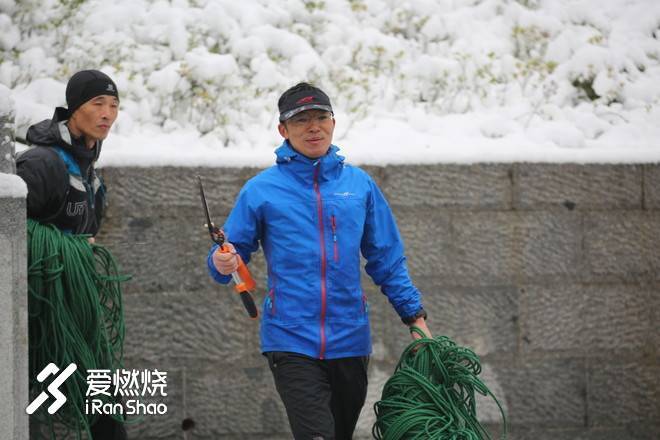 2018南北湖跑山赛雪天开路记