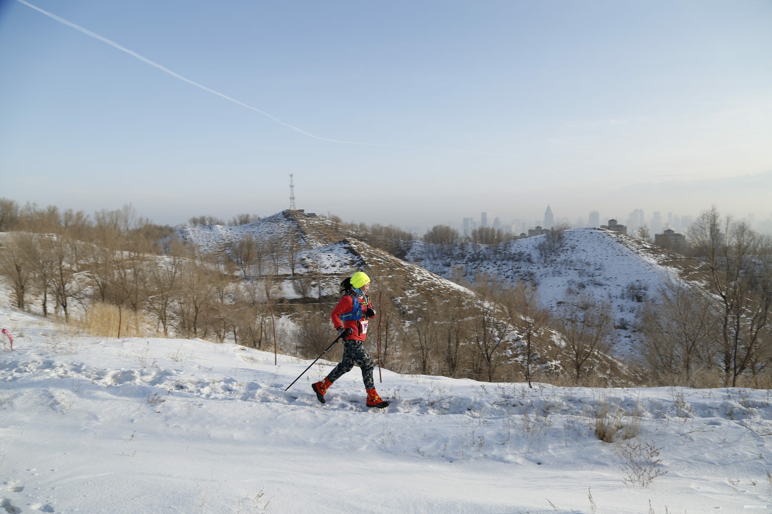 冬阳赏雪 雅山越野  ——克拉玛依跑友参加第三届乌鲁木齐雅玛里克山雪地越野赛小记