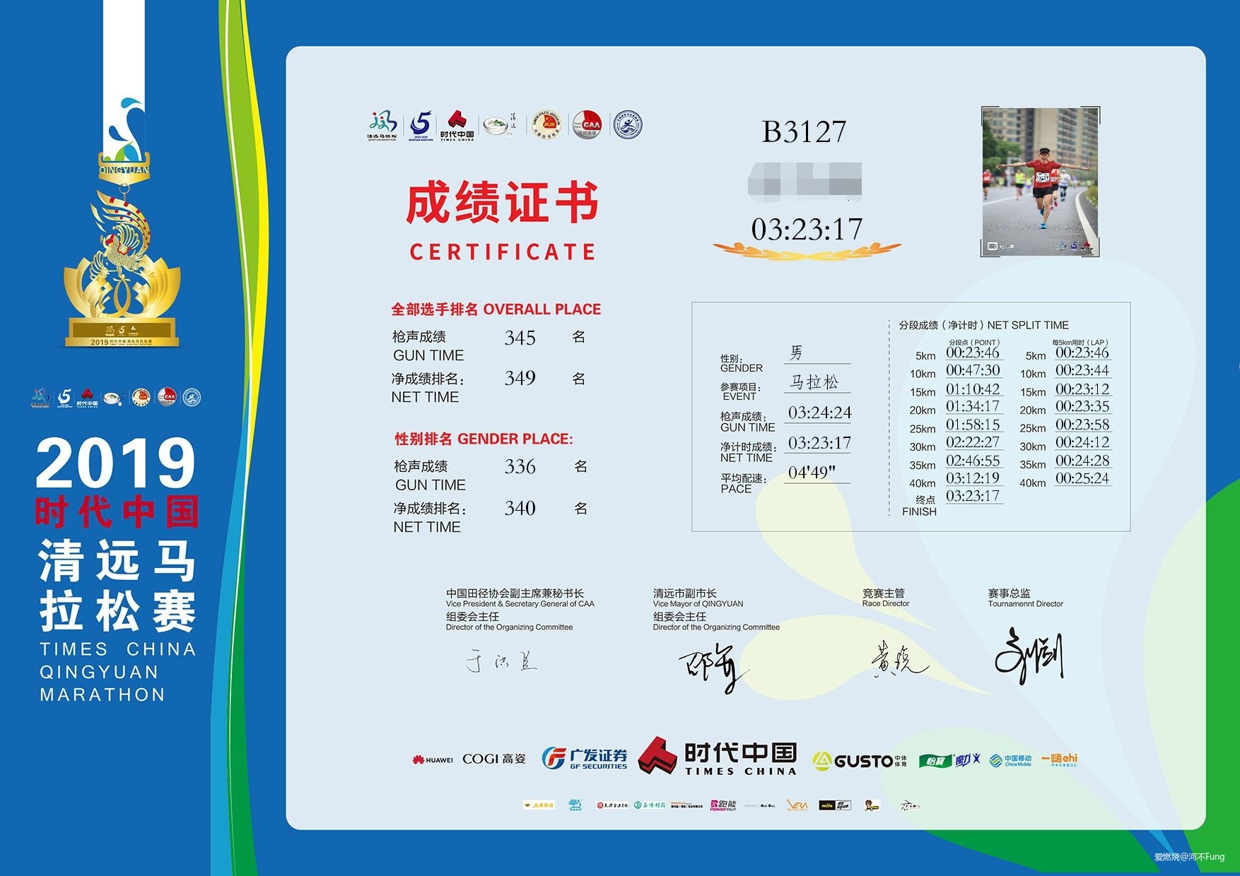 无PB，不跑马——记2019清马