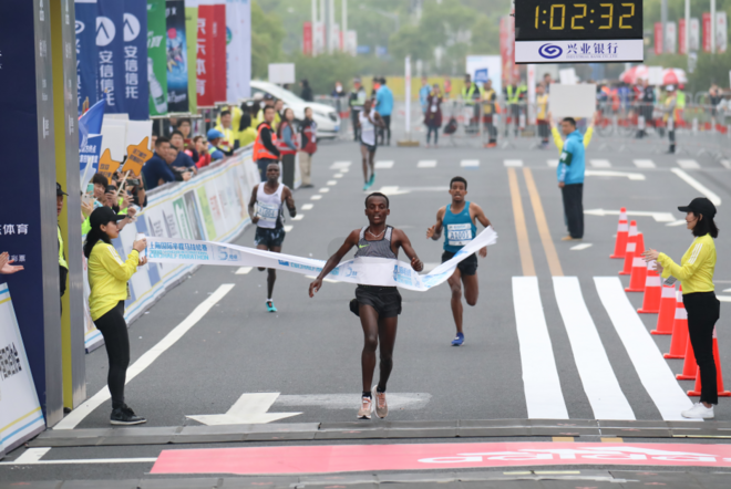 2015-2019上海半马五周年！伍力全开 十分半马！