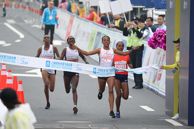 2015-2019上海半马五周年！伍力全开 十分半马！