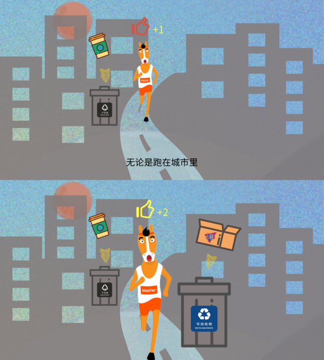 《跑步垃圾分类指南》