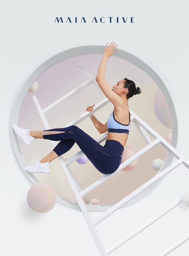 设计师运动服品牌 MAIA ACTIVE与纽约灯光艺术家James Clar共同演绎霓光运动美学