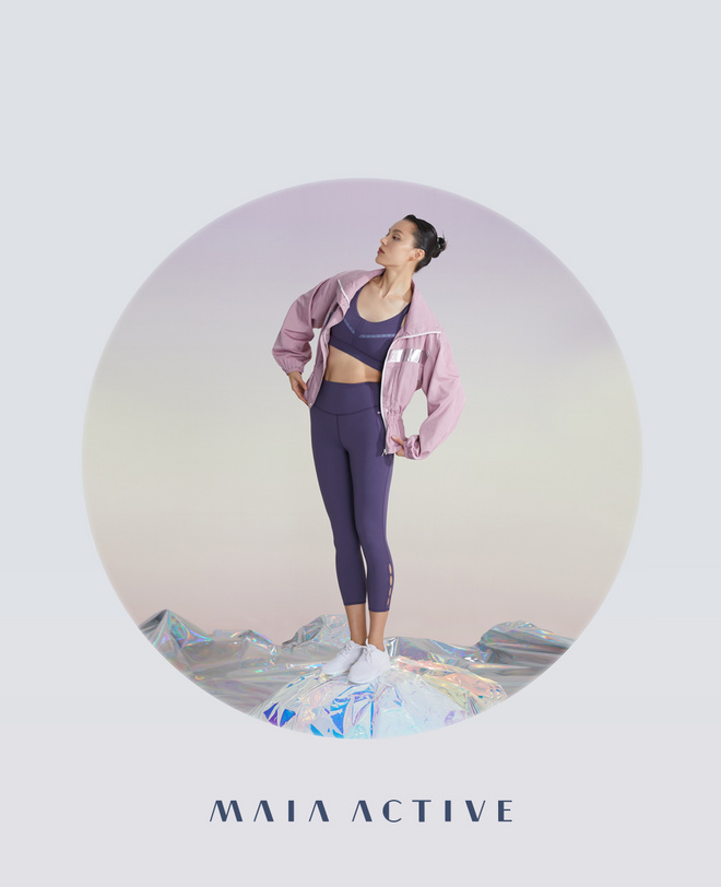 设计师运动服品牌 MAIA ACTIVE与纽约灯光艺术家James Clar共同演绎霓光运动美学