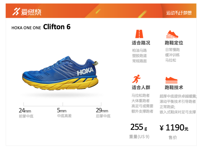 跑鞋 | 想体验踩弹簧感？超强缓震跑鞋 Clifton 6评测