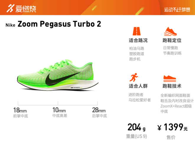 开箱 | 稳定增速  Nike Zoom Pegasus Turbo 2