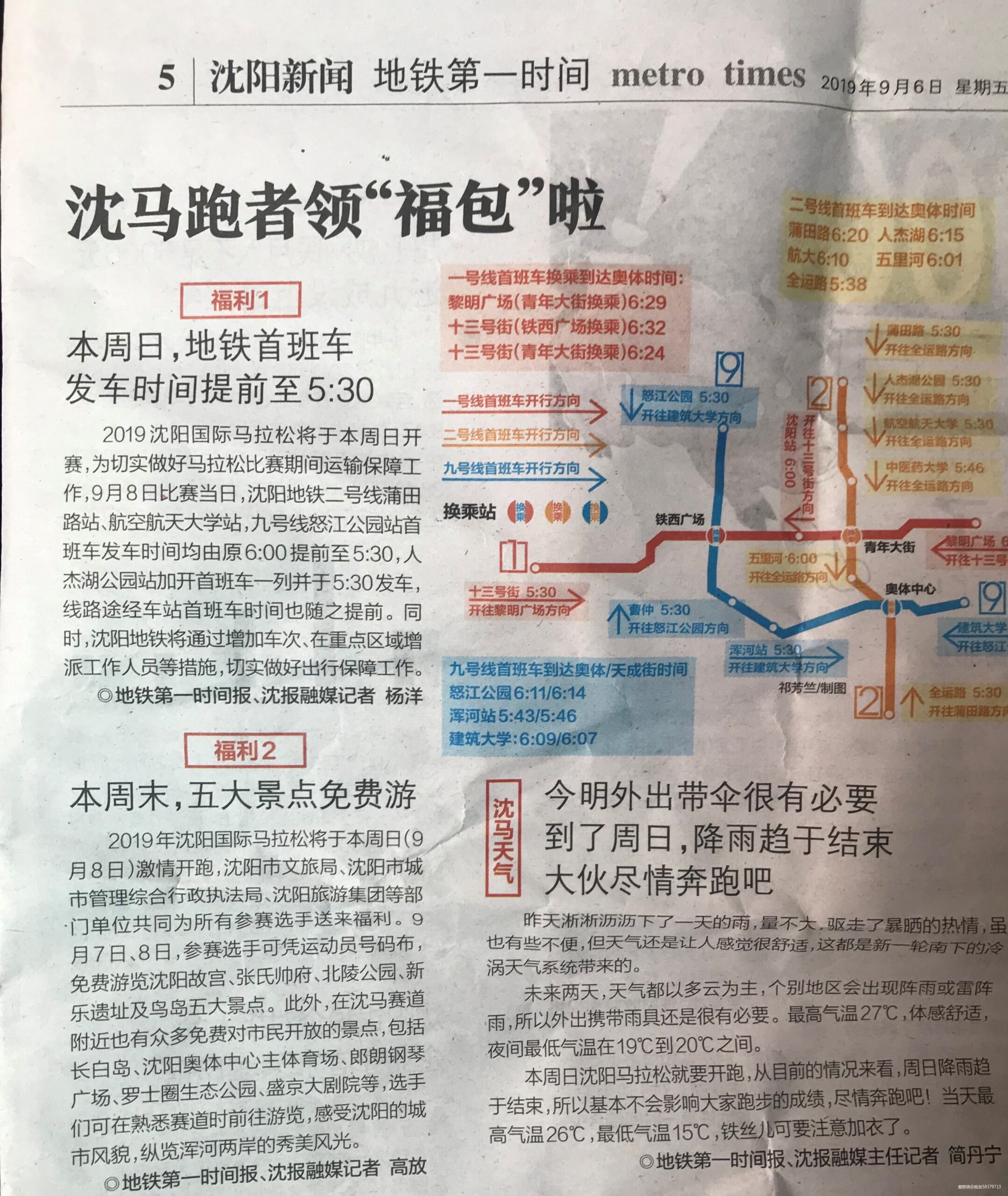 我的二马全纪录-2019沈阳马拉松