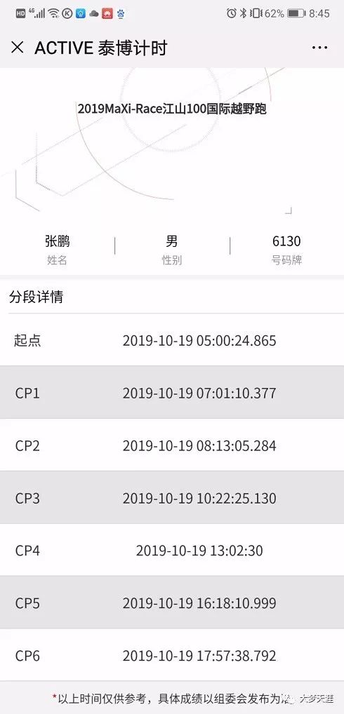 虐到不行——大梦的2019江山一百60公里组赛记