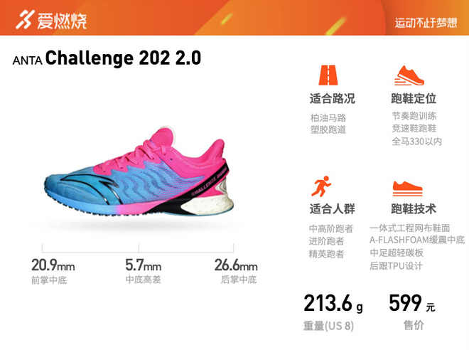 跑鞋 | 改变助力挑战 安踏C202 2.0