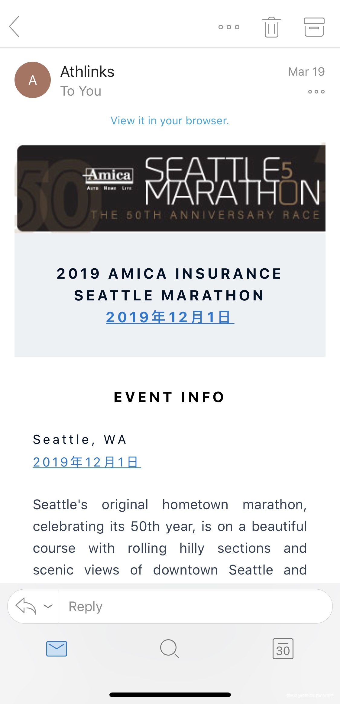 邂逅西雅图马拉松五十周年