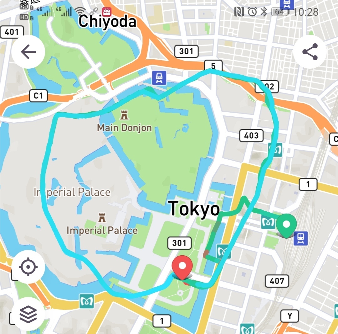 打卡日本东京皇居外苑+“RUN STATION”初体验